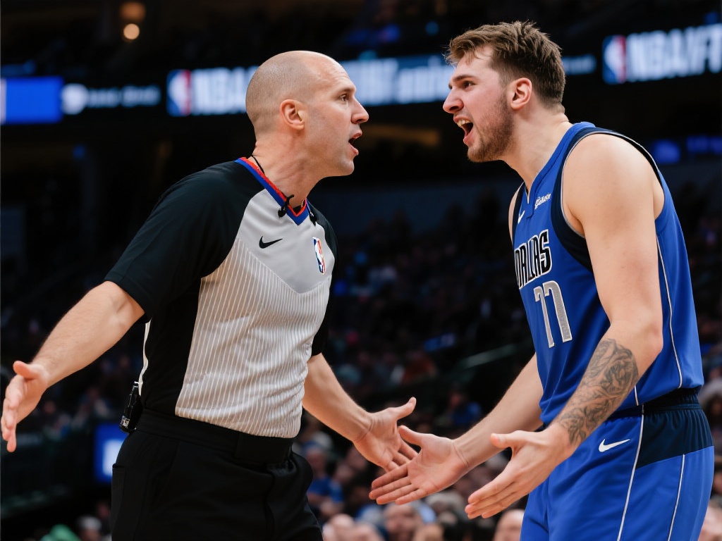 东契奇与裁判之间的互动，其实是NBA赛场
