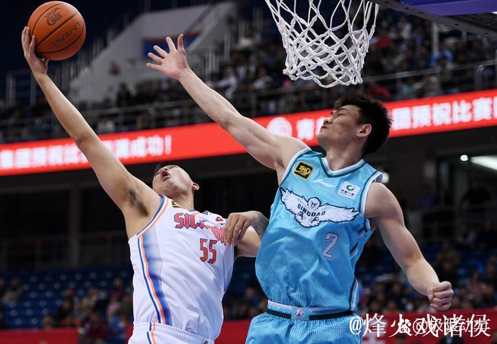 青岛崂山啤酒力压四川丰谷酒业，赢得CBA常规赛